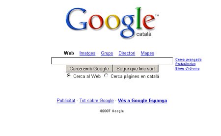 Google CAT, el dominio de Catalunya Google CAT, el dominio de Catalunya
